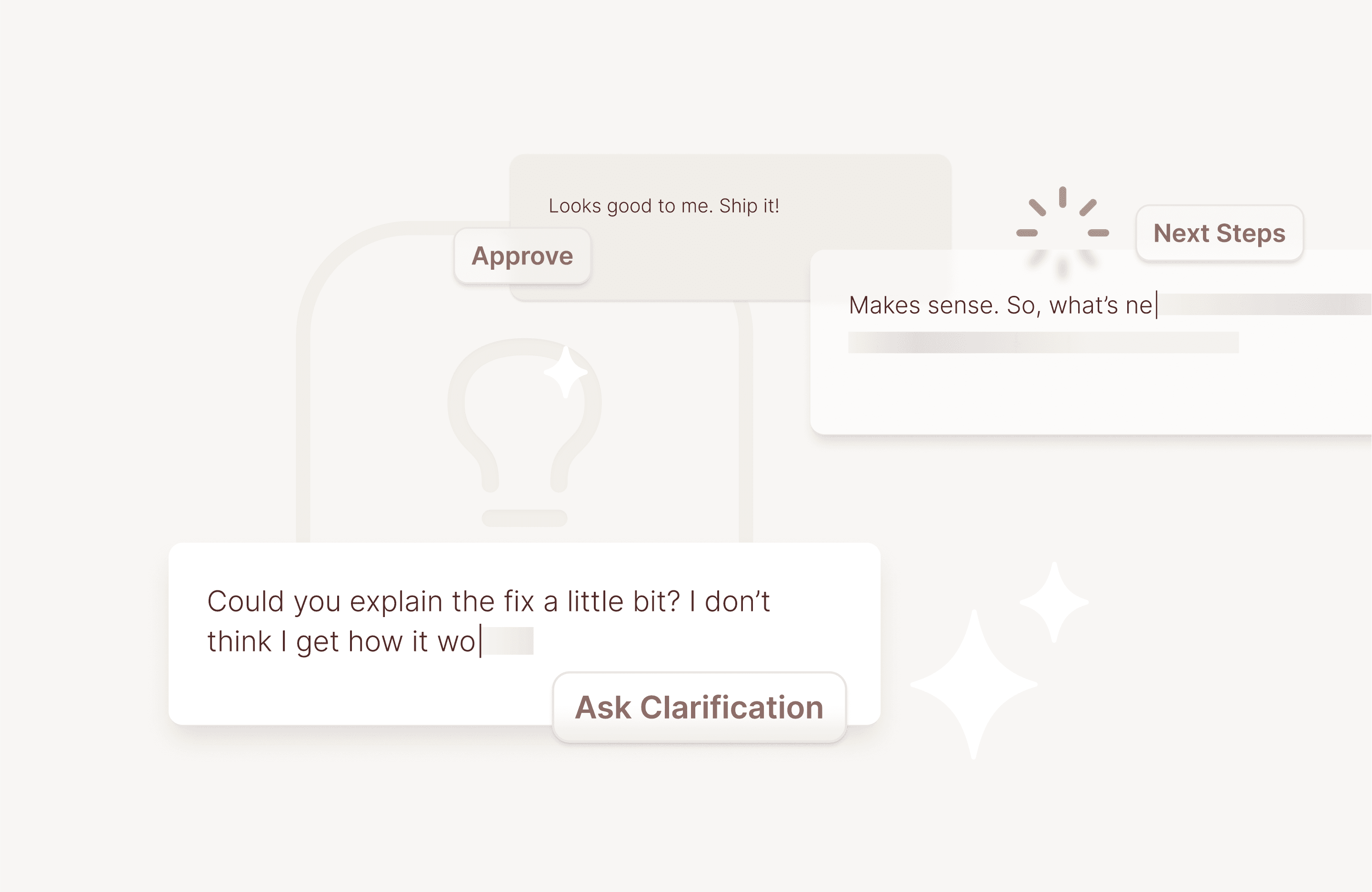 Laptop screen showing showing categorisation of conversations in Zivy Inbox
